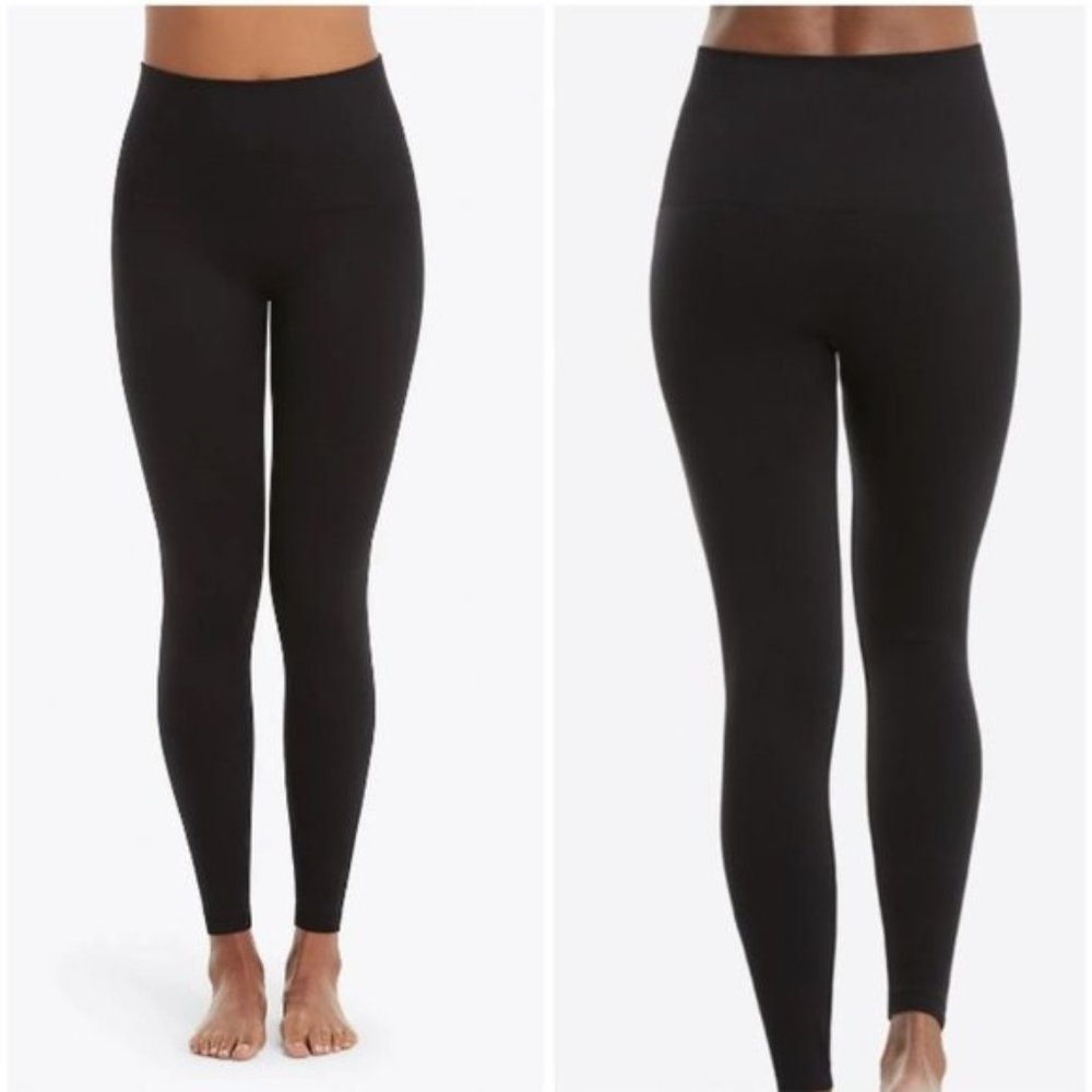 Spanx Look At Me Now Seamless Leggings - Very Black